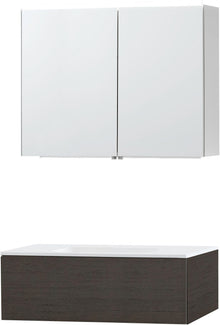 MEUBLE PURO SOLO WENGE 90 1 TIROIR SOLID MOLTO ARMOIRE TOILLETTE
