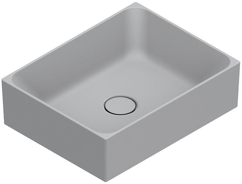 Opbouwlavabo Premium catalano cataglaze+ 45X35 H13 zonder overloop cemento satinato