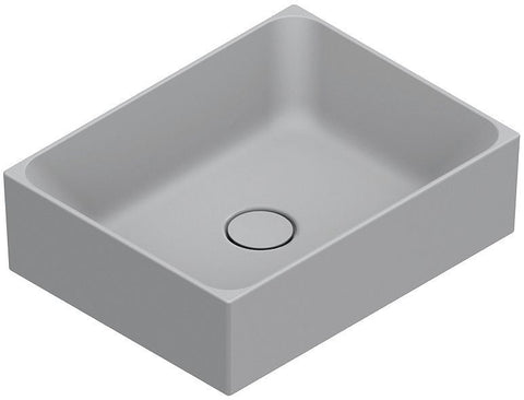 Opbouwlavabo Premium catalano cataglaze+ 45X35 H13 zonder overloop cemento satinato