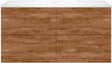 Onderbouw COFFEE 4 lades 120 duo teakhout Decor kaneel +dubbele wastafel wit