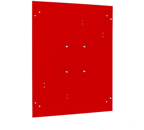 Achterwand voor haspelkasten-o Rood
