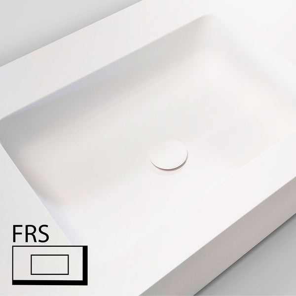 TABLET TAILOR TOP 1 LAVABO LINKS FRS 160CM SOLID XONYX WIT