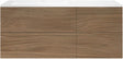 SOUS MEUBLE COFFEE 4 TIROIRS 140 CHENE CARAMELLE+LAVABO GAUCHE EN MARBRE SYNTHETIQUE BLANC MAT