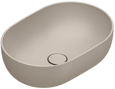 Opbouwlavabo sfera catalano cataglaze+ 50X35 H16 zonder overloop seta satinato