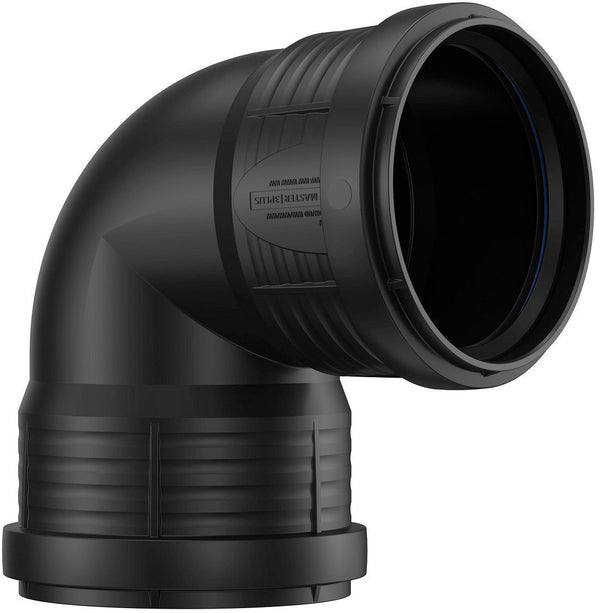 ELLEBOOG PP 90°.FF 90MM ZWART