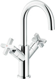 MELANGEUR LAVABO LIRA NOBILI SAILLE 130CM CLIC-CLAC CHROME