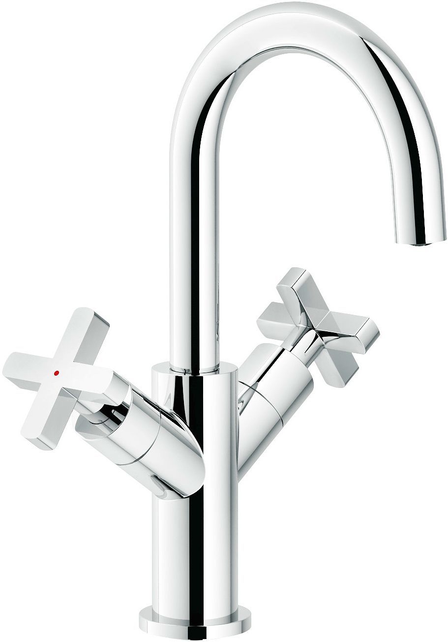 2GREEP MENGKRAAN LAVABO LIRA NOBILI SPRONG 130MM CLIC-CLAC CHROOM