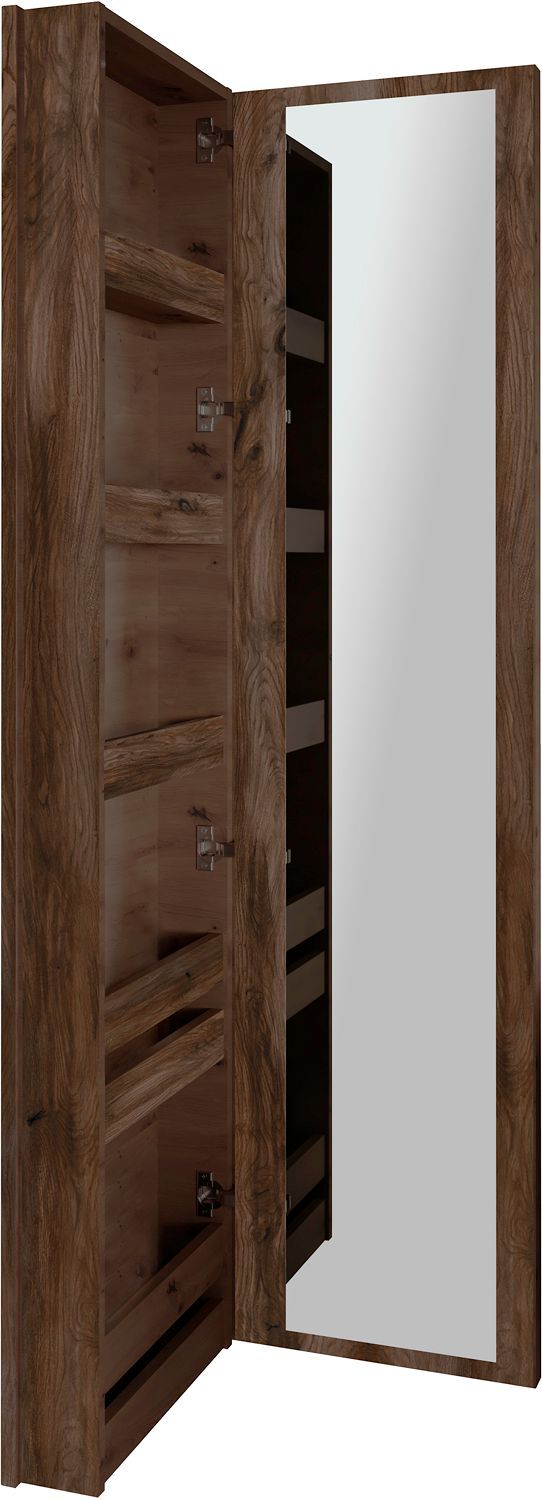 KLEEDSPIEGELKAST COFFEE SMAL 1 DEUR LINKS 40  NOTELAAR DECOR FLUWEEL