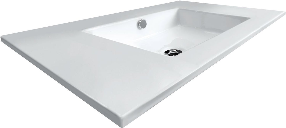 Lavabo combo/molto/puro 91X52CM porselein wit