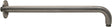 Douchearm muur steel paffoni 400MM inox