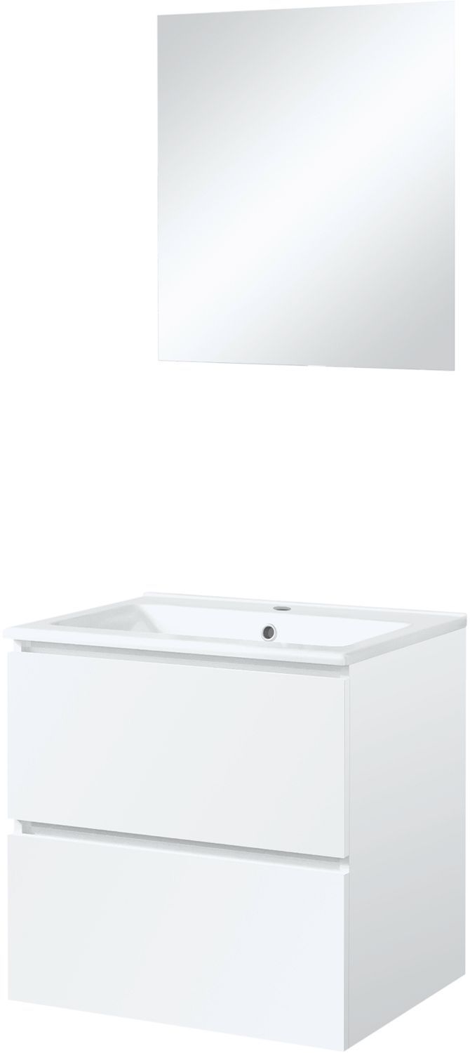 MEUBEL ICE SOLO SPIEGEL ZONDER VERLICHTING 60CM WIT GLANS