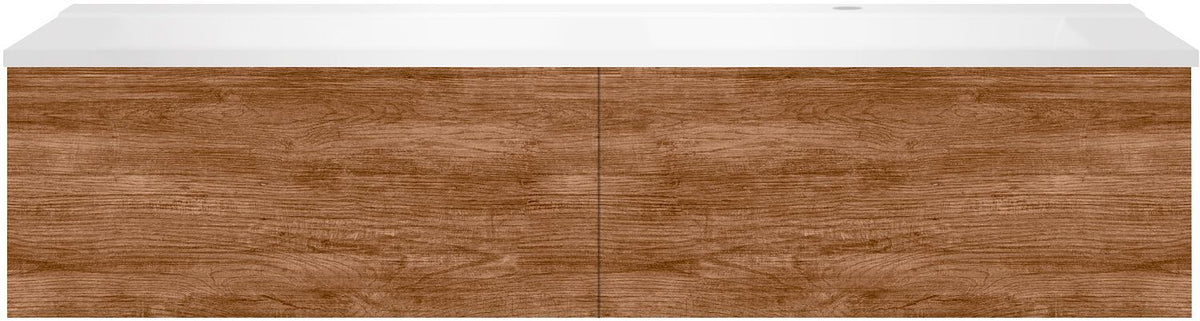 ONDERBOUW COFFEE 2 LADES 140 TEAKHOUT DECOR KANEEL+WASTAFEL RECHTS MAT WIT