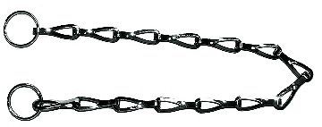 Patentketting per meter chroom