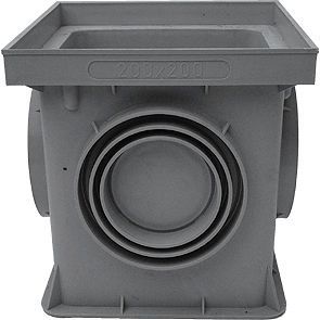 REHAUSSE POUR CHAMBRE DE VISITE NICOLL GRIS 30-30CM H30CM