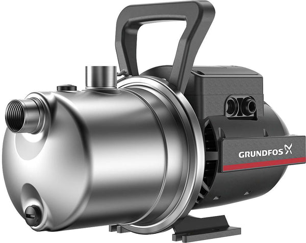 Zelfaanzuigende jetpomp JP5-48 met kabel 1,5M en Schuko plug voor huishoudelijk gebruik Grundfos