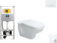 WALLFIX OLI WC SUSPENDU D-CODE DURAVIT CODE SOFT-CLOSE GLAM BLANC