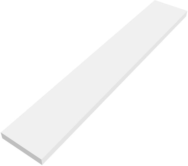 TABLETTE MURALE COFFEE 150X800X19MM JUSQU'A 7KG BLANC MAT