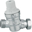 Waterdrukregelaar 3/4" chroom 1-6 bar+losse moer 3/4"F Caleffi