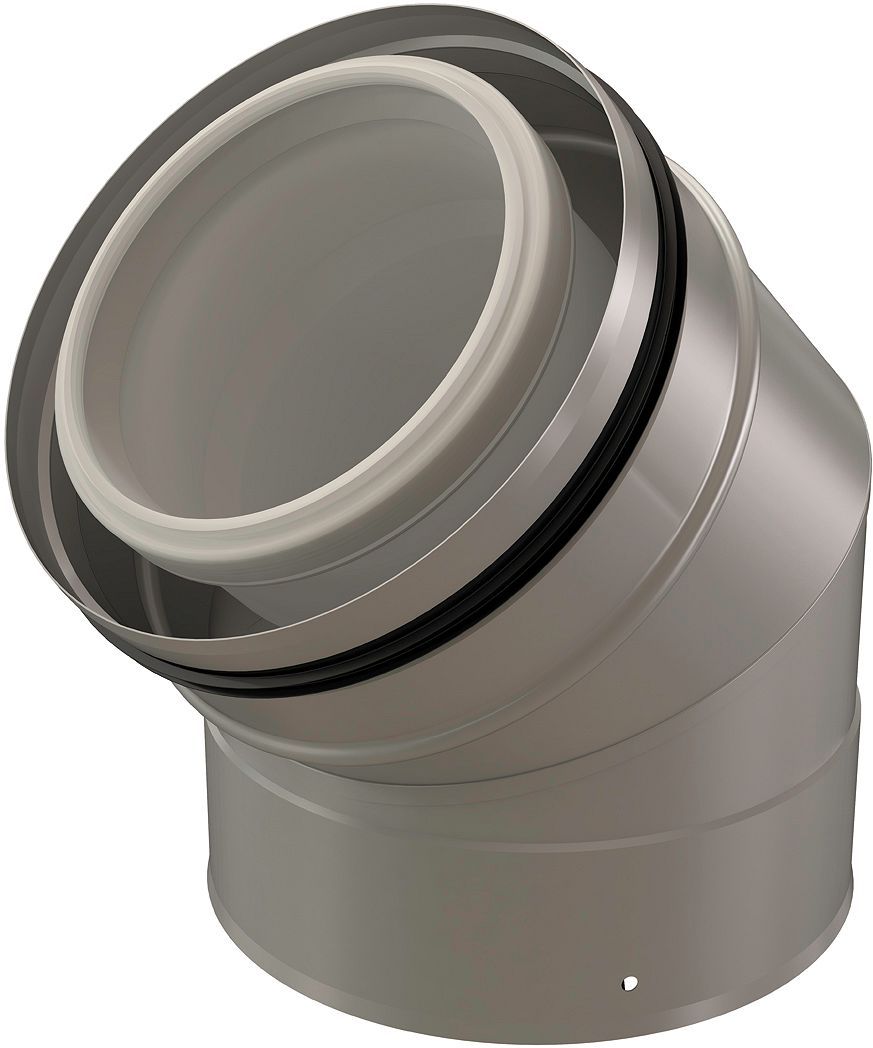 PP/GALVA BOCHT 45° CONCENTRISCH UBBINK DN110/160