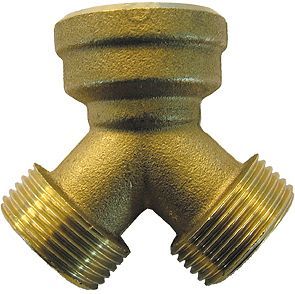 Dubbele aansluiting dd-kraan 3/4 mfm, installatiekraanwerk — SKU DESCO-60842