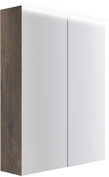 Spiegelkast COFFEE 2 deuren 600MM 4250K kastanje Decor truffel