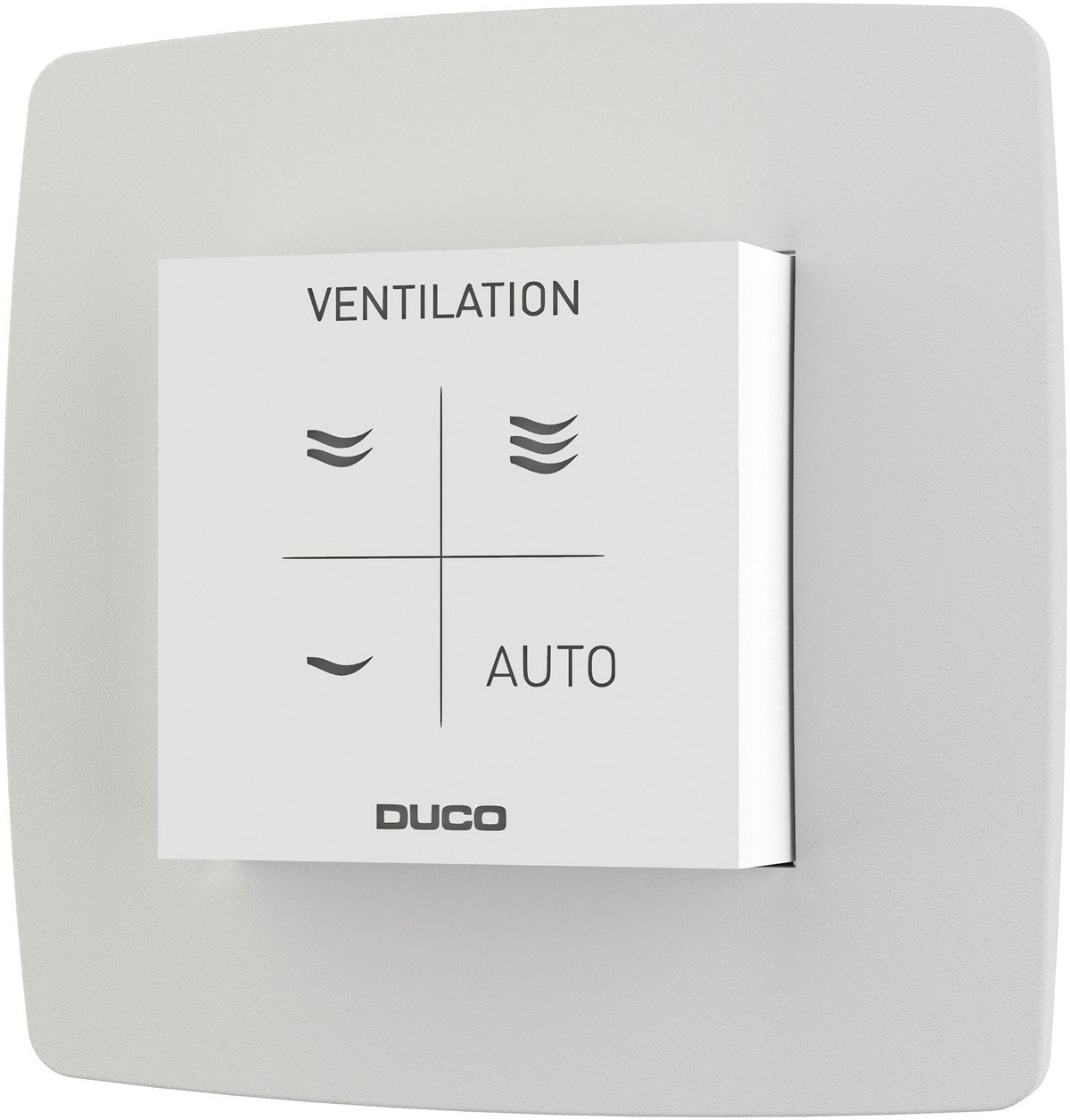 CO2 Ruimtesensor rf/wired Duco wit/wit