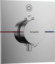 Afwerkset thermostaat +1 functie Comfort E HG chroom