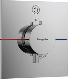 Afwerkset thermostaat +1 functie Comfort E HG chroom