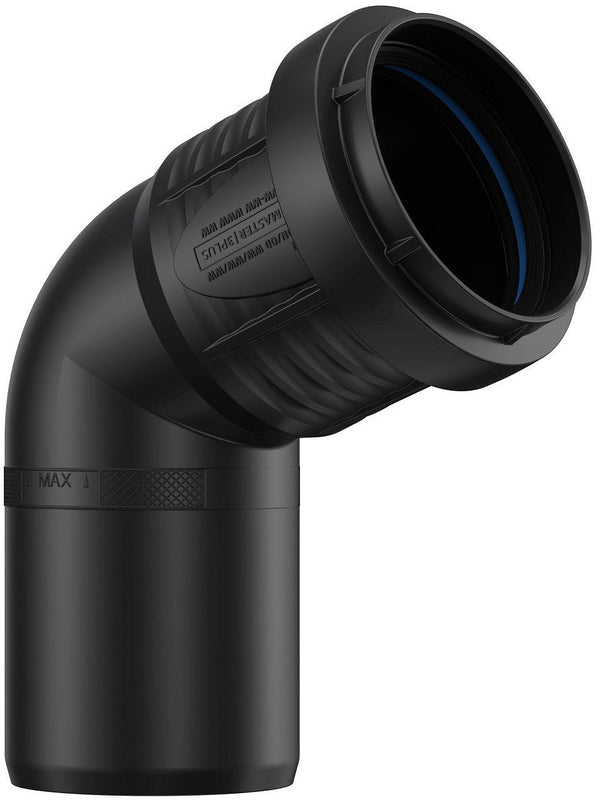 ELLEBOOG PP 67,5°MF 50MM ZWART