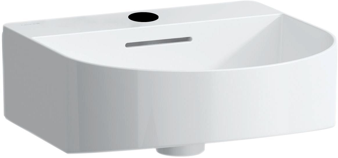 Wastafel sonar laufen 41X42 +kraangat/overloop wit, wastafels — SKU DESCO-162795