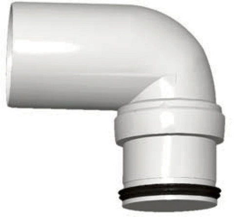 Elleboog Pp 90° Mf 50MM wit