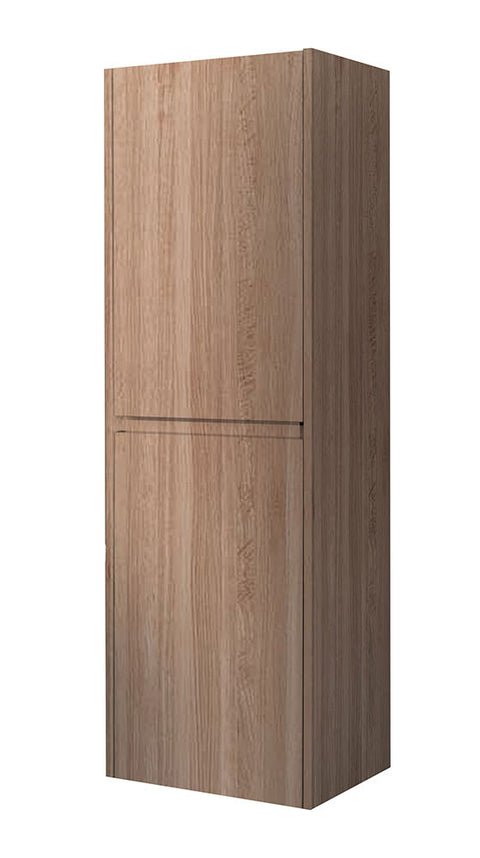 Aloni hayat kolomkast - 2 deuren - greeploos - softclose - omkeerbaar - 35X135X35 cm - eik, badkamer hoge kasten — SKU MB-18330-21857, EAN 5404024112490