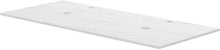 Tablet Keramisch MARMER puro B120 H1,2 2 afvoergaten/kraangaten white calacatta