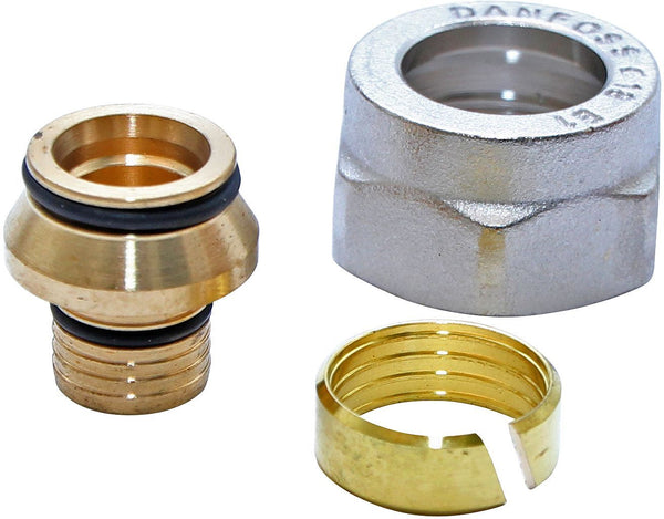 Knelkoppeling Danfoss vpe buis 3/4"F-18X2MM