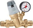 Caleffi Box 3*DRUKVERMINDERAAR+MANOMETER 25BAR 3/4