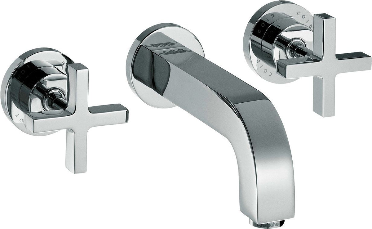 Kleurset 3-GATS mengkraan lavabo citterio Axor 226MM chroom kruis