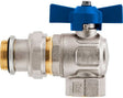 VANNE A BILLE COUDEE 4/4" BLEU UNI.COLLECTOR