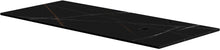 TABLET MARBRE CERAMIQUE PURO L120 H1,2 1VIDAGE/TROU ROBINET DROITE BAMBOO BLACK
