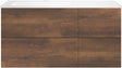 ONDERBOUW COFFEE 4 LADES 120 EIK  ROEST+WASTAFEL LINKS KUNSTMARMER MAT WIT