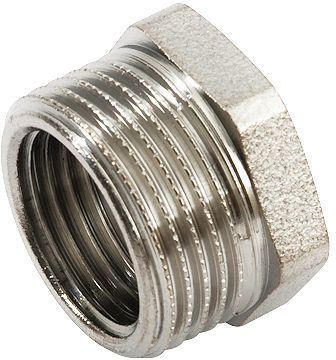 Chroom GK draad reductie 3/4"M-1/2"F
