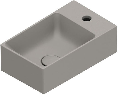 Handenwasser Premium catalano cataglaze+ 40X23 zonder overloop tortora satinato