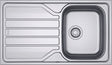 INBOUW SPOELTAFEL FLASH INOX FRANKE 1 BAK 1 VERLEK 860-500