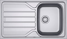 INBOUW SPOELTAFEL FLASH INOX FRANKE 1 BAK 1 VERLEK 860-500