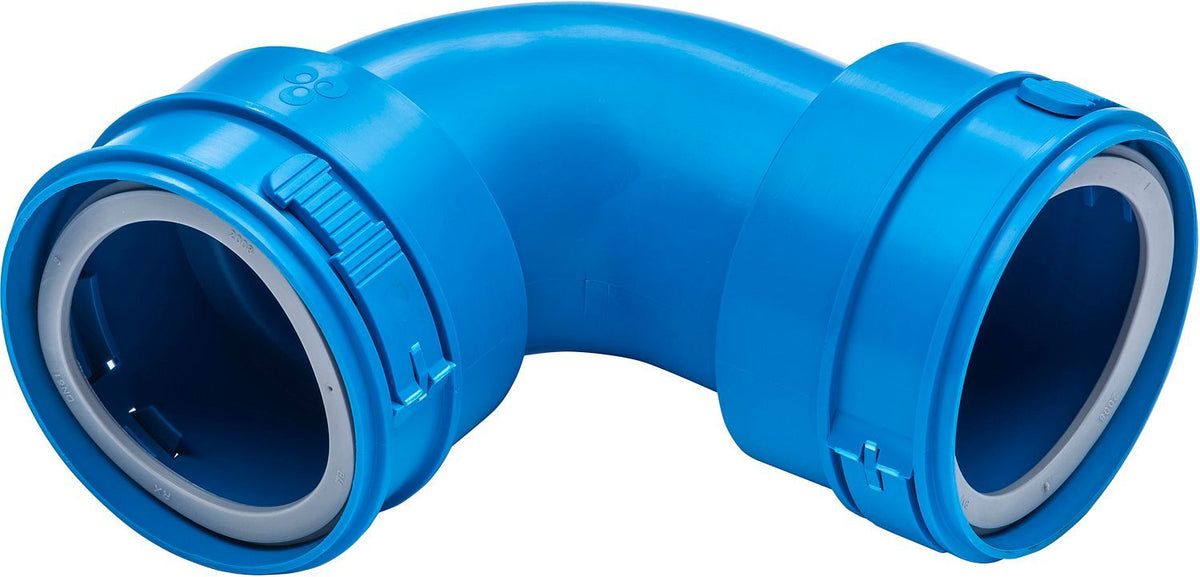 Klembocht 90° voor instortkanaal Vasco 75MM, ventilatie — SKU DESCO-162972