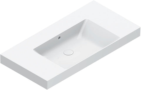 Lavabo Zero catalano cataglaze+ 100X50CM enkel wit