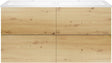 Onderbouw COFFEE 4 lades 120 duo eiken urban +dubbele wastafel mat wit
