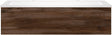 Onderbouw COFFEE 1 lade 120 notelaar Fluweel + wastafel 2 kraangaten kunstmarmer wit