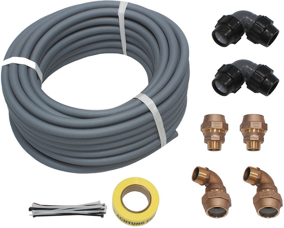 Installatieset pour WP VWL S 6/8/10KW 50MM (DN40) Vaillant (Van 10M tot 30M enkel)