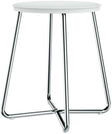 TABOURET ARCHITECT COSMIC CHROME/BLANC