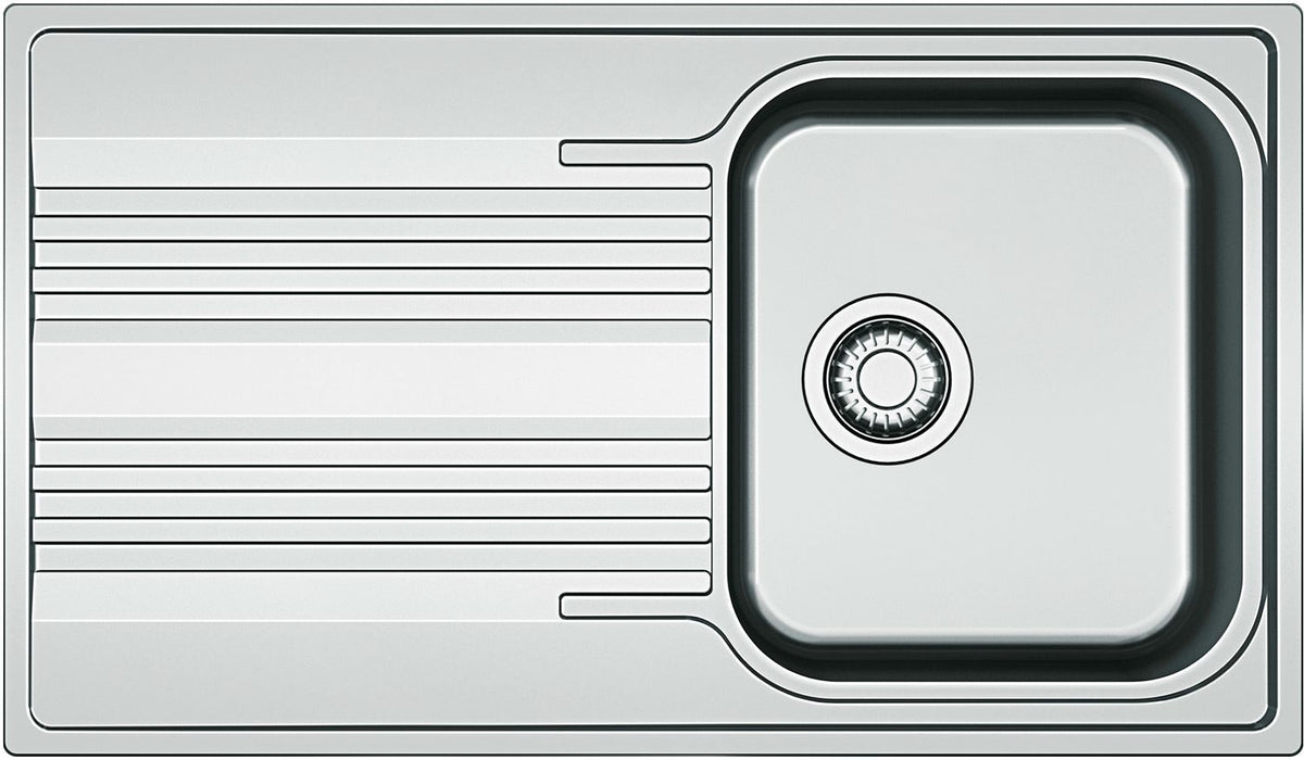 INBOUW SPOELTAFEL SMART FRANKE 1 BAK+VERLEK 86X50 INCLUSIEF AFLOOPSYSTEEM OMKEERBAAR